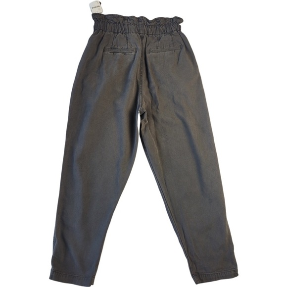 NWT Free people Margate Pleated Trousers Black noir size S - Picture 12 of 14